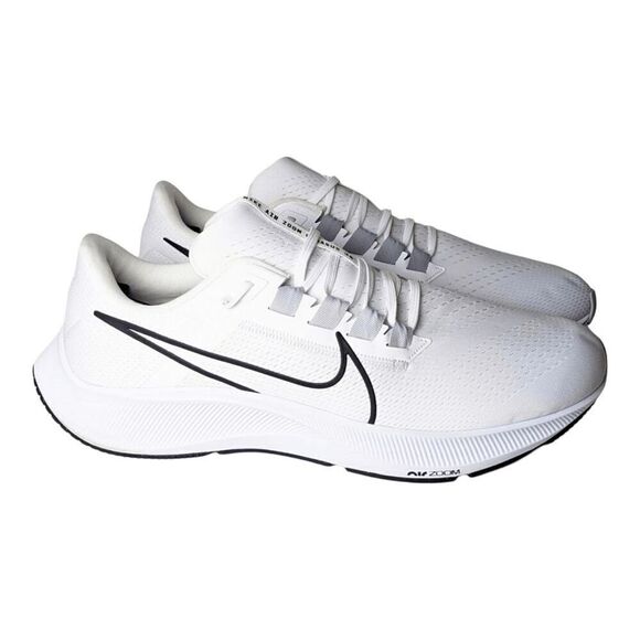 NIKE Air Zoom Pegasus 38 'White Black' Running Shoes Size 14 - Picture 3 of 7